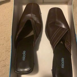 Nicole Brown Sandals
